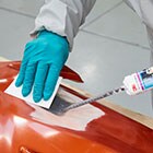 Step 7 - Spread Plastic Repair Material