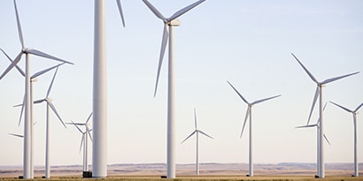 energie z větrných elektráren
