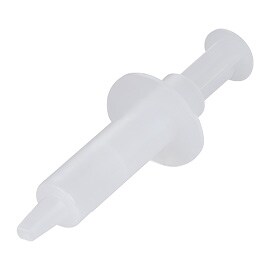 Plastová stříkačka vyrobená z polyetylenu